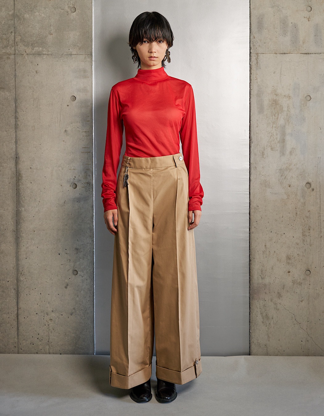 Chino Wide Pants / beige