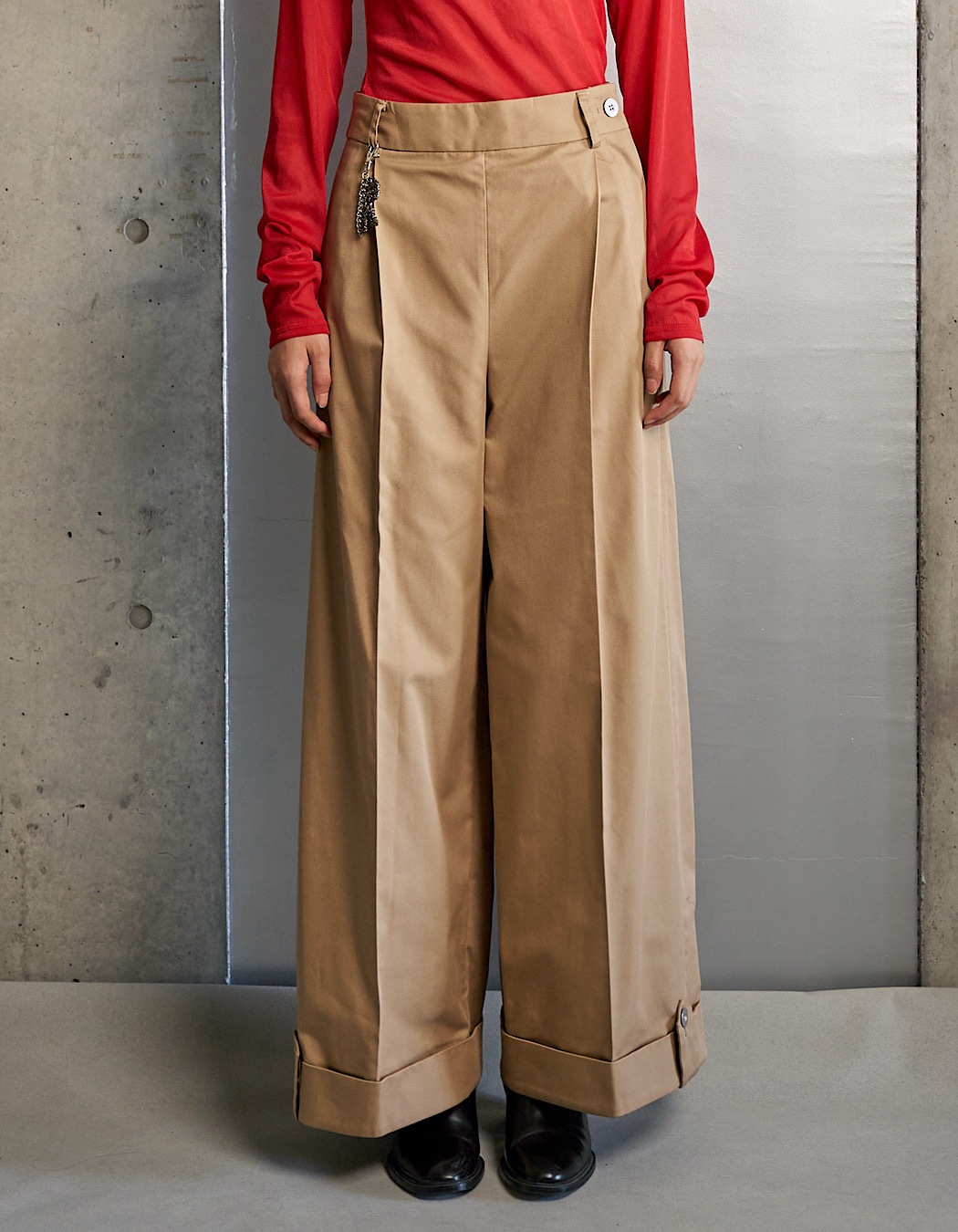 Chino Wide Pants / beige