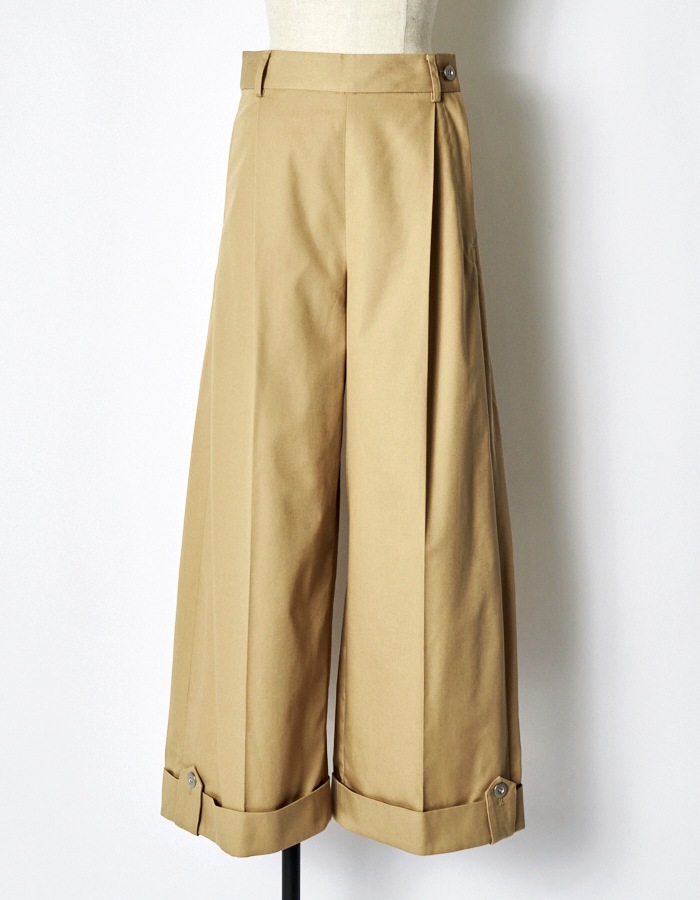 Chino Wide Pants / beige