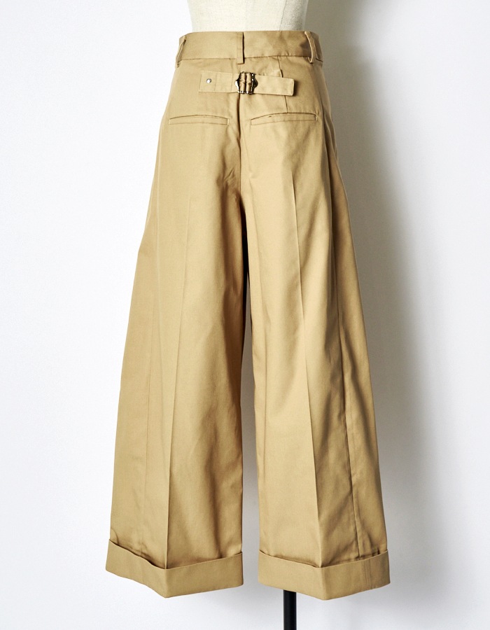 Chino Wide Pants / beige