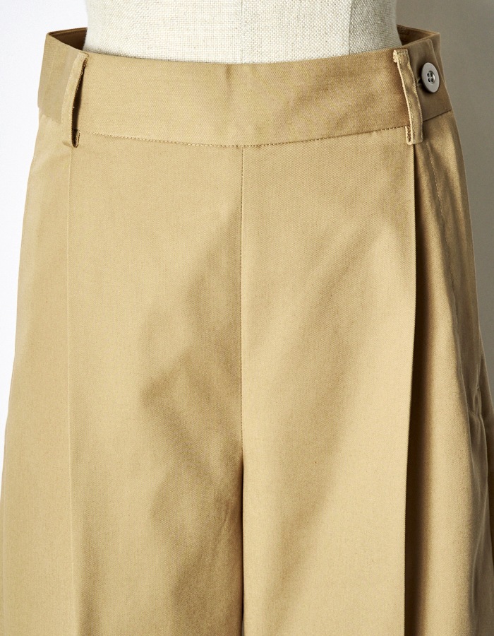 Chino Wide Pants / beige