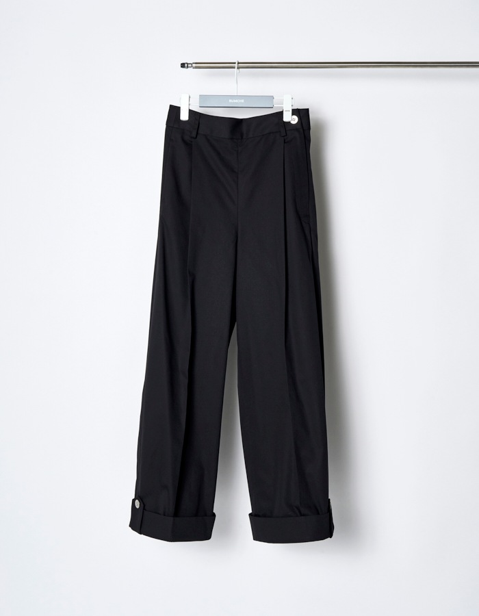 Chino Wide Pants / black