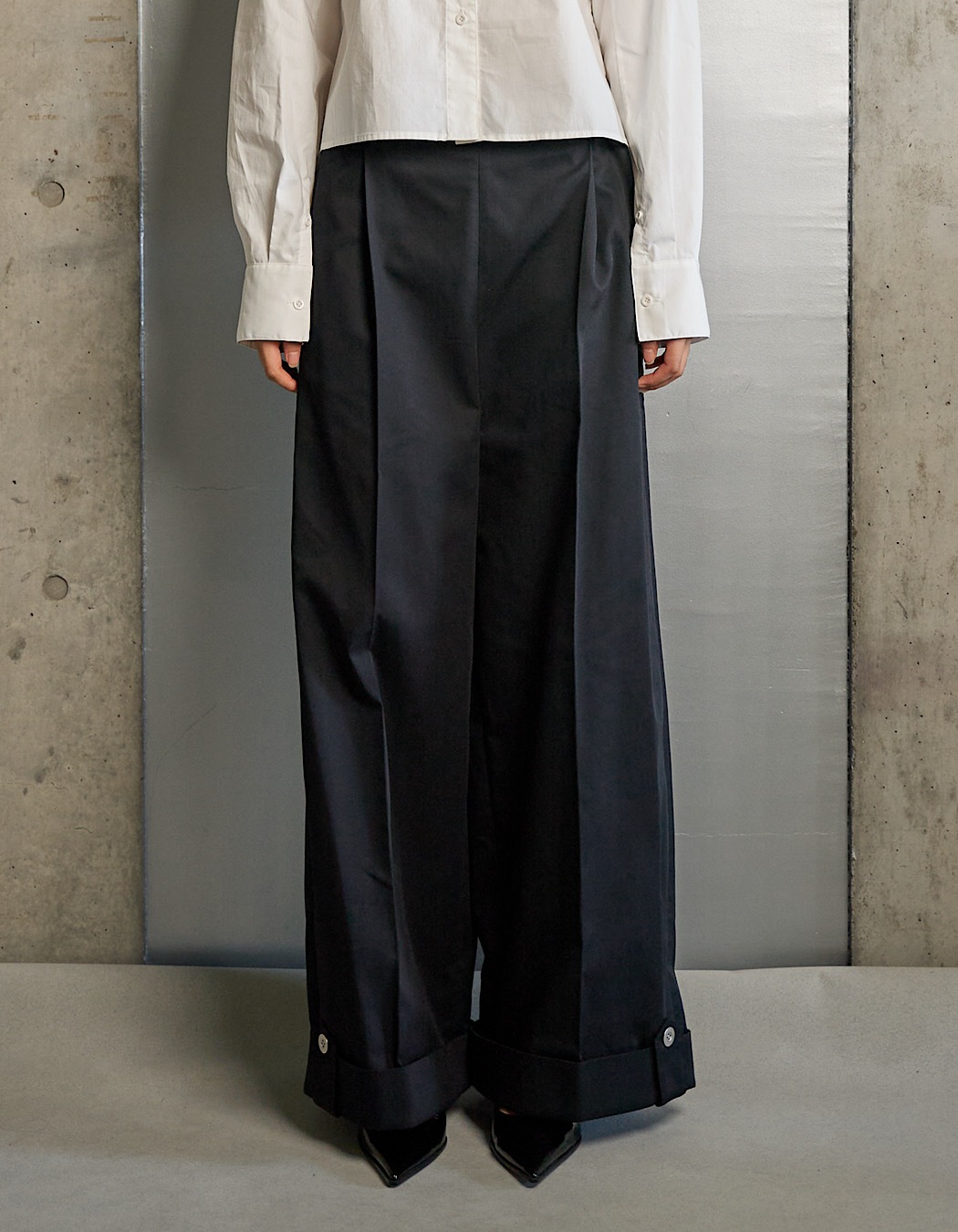 Chino Wide Pants / black