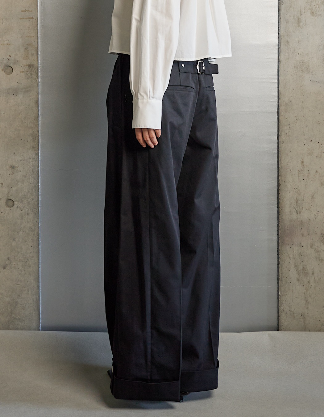 Chino Wide Pants / black
