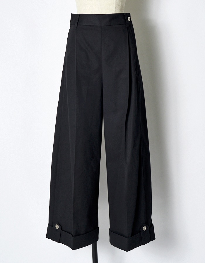 Chino Wide Pants / black