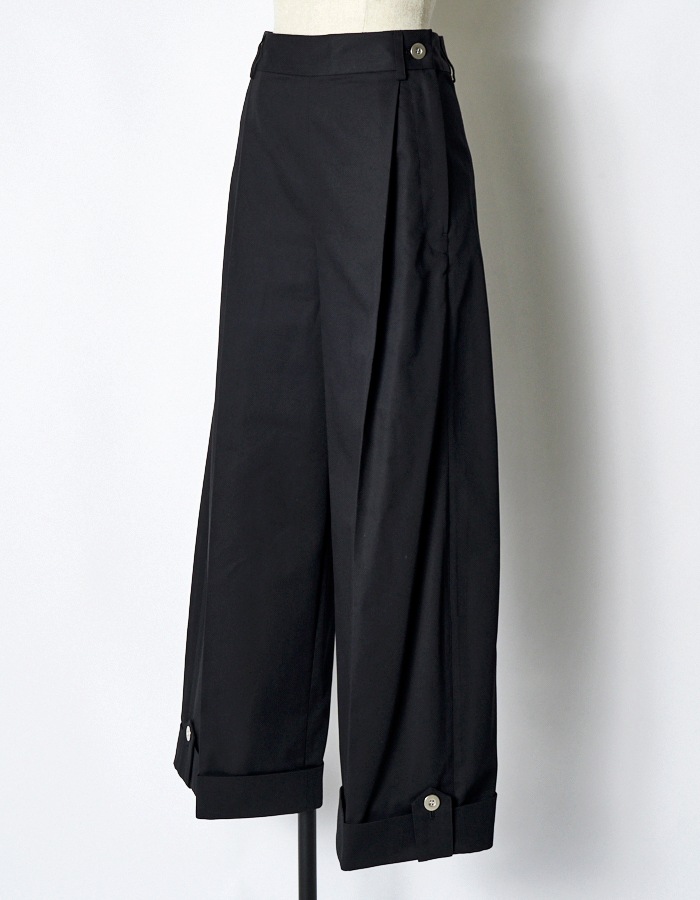 Chino Wide Pants / black