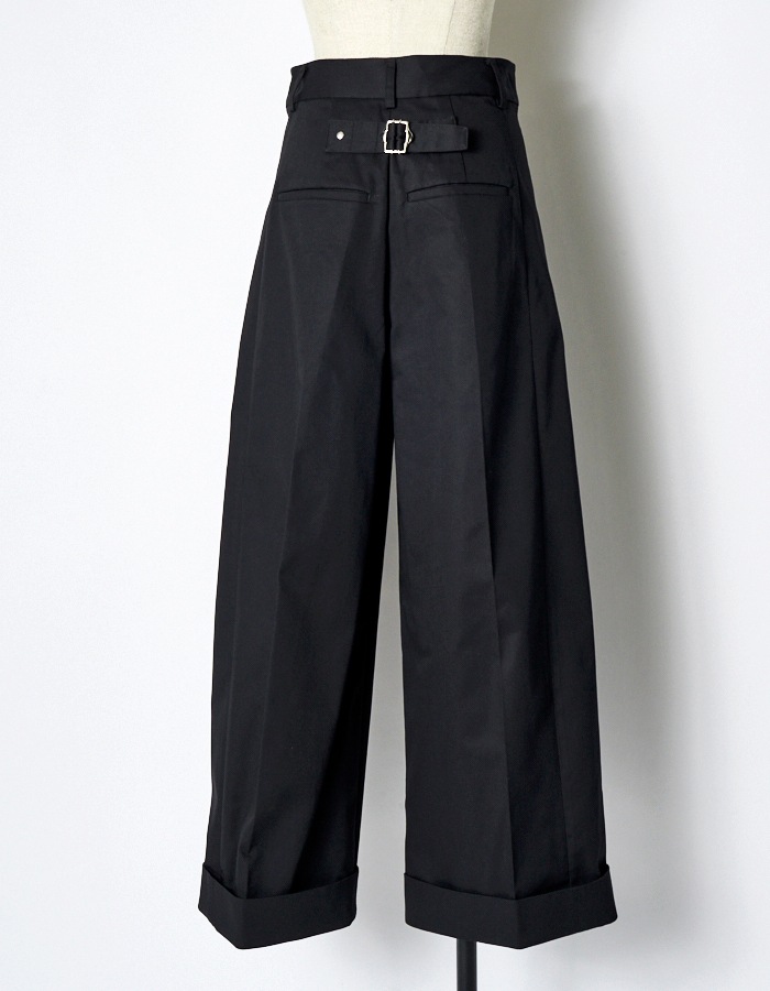 Chino Wide Pants / black
