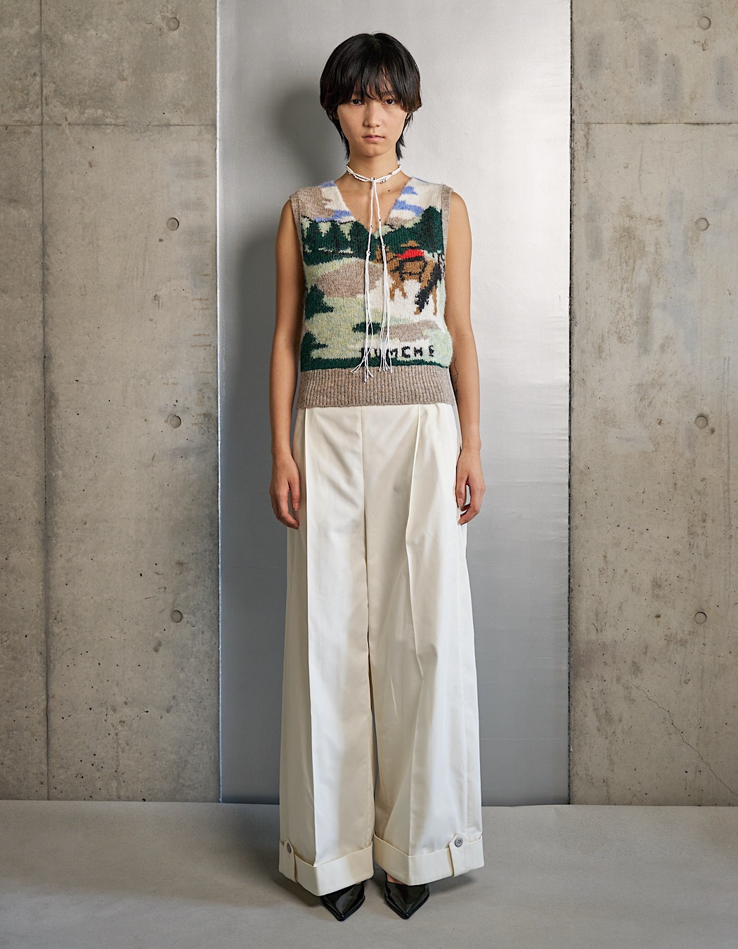 Chino Wide Pants / white