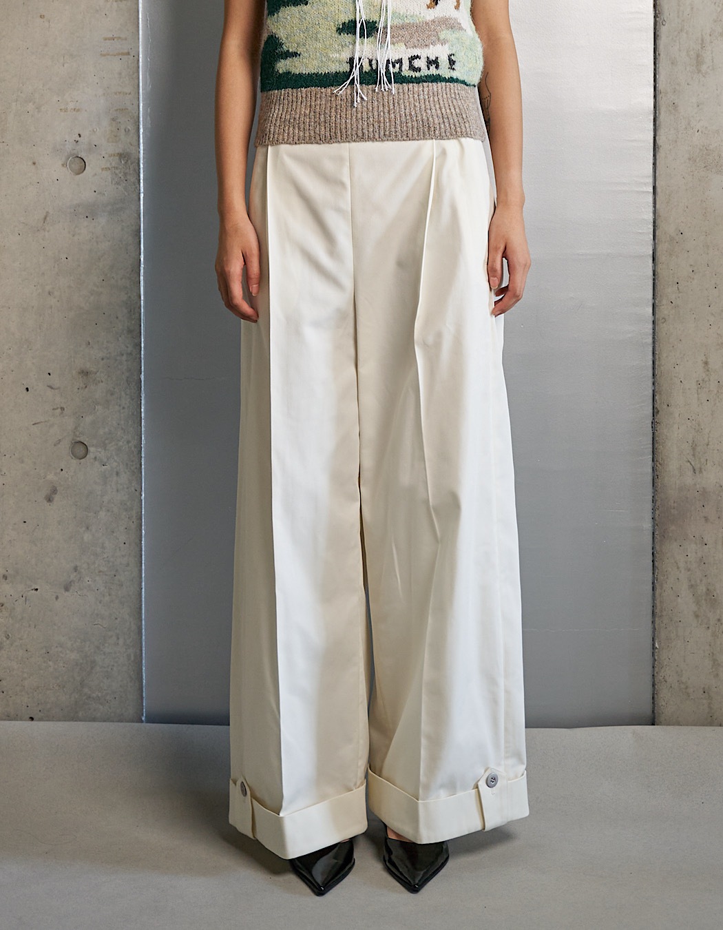 Chino Wide Pants / white