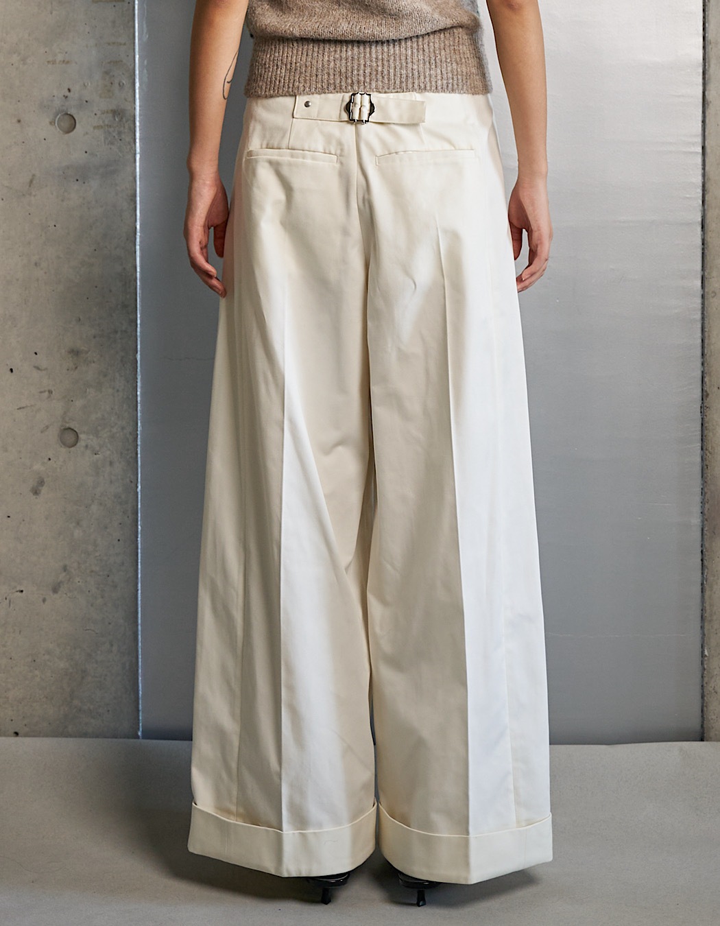Chino Wide Pants / white