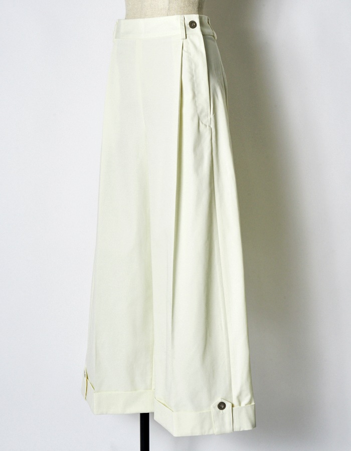 Chino Wide Pants / white