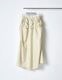 Snowflake Stripe Skirt / ivory