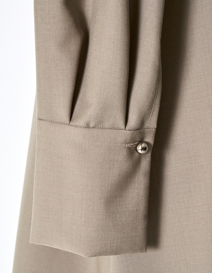 Bond Yarn Collar Dress / gray