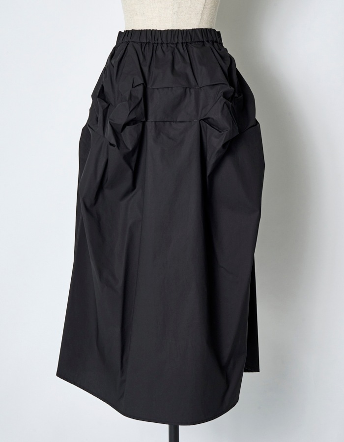 Snowflake Cotton Skirt / black