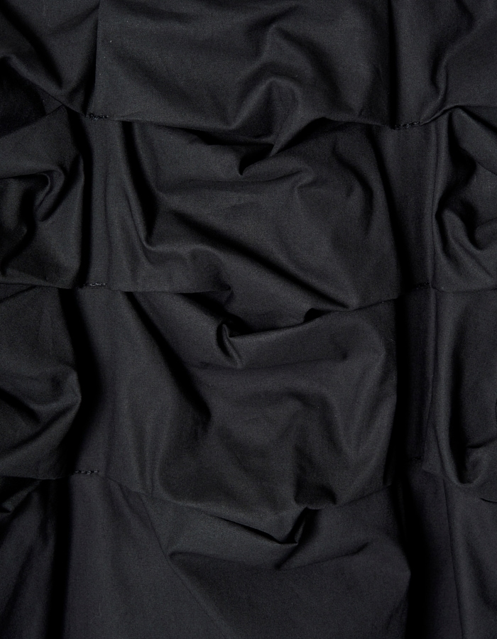 Snowflake Cotton Skirt / black
