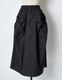 Snowflake Cotton Skirt / black