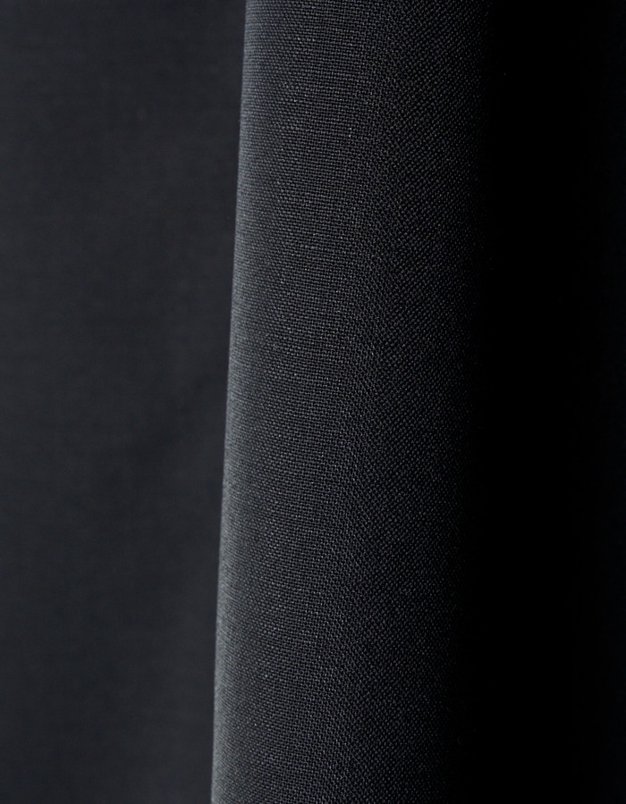 Bond Yarn Collar Dress / black