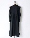 Bond Yarn Collar Dress / black