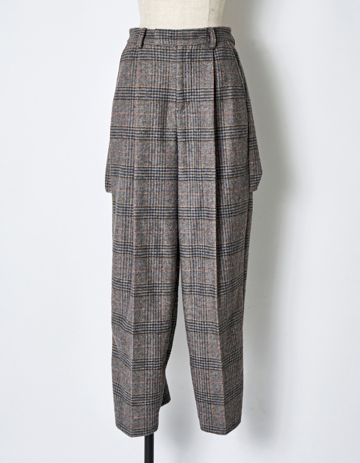 Curiosity Check Trousers / brown