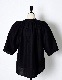 Stand Tuck Blouse / black
