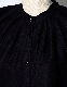 Stand Tuck Blouse / black