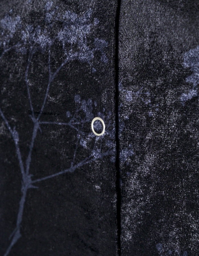 Tree Shade Velor Dress / black