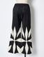 Scissors Patchwork Trousers / black
