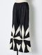 Scissors Patchwork Trousers / black