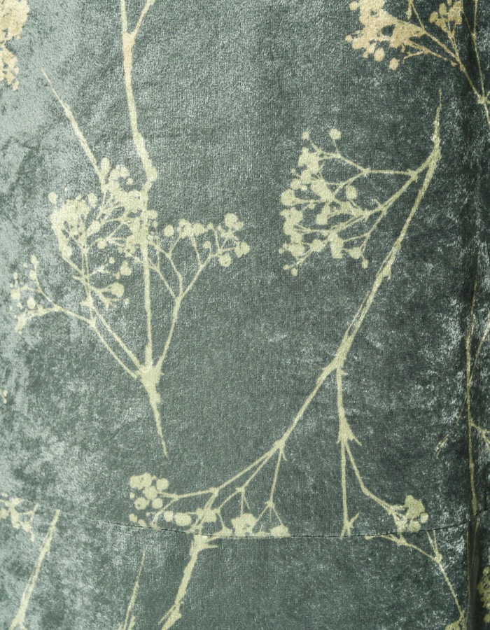 Tree Shade Velor Dress / khaki