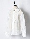 Half Moon Ruffle Blouse / off white