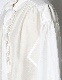 Half Moon Ruffle Blouse / off white
