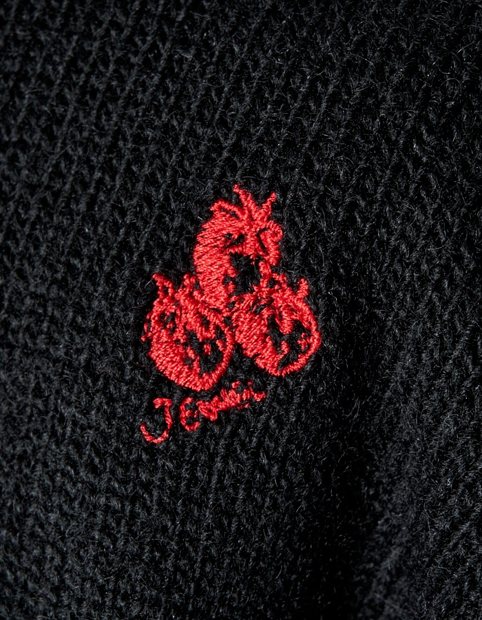 RUMCHE��VAN Colorful Embroidery Cardigan / black