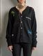 RUMCHE��VAN Colorful Embroidery Cardigan / black