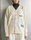 RUMCHE��VAN Colorful Embroidery Cardigan / off white