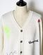 RUMCHE��VAN Colorful Embroidery Cardigan / off white