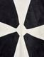 Scissors Patchwork Scarf / black