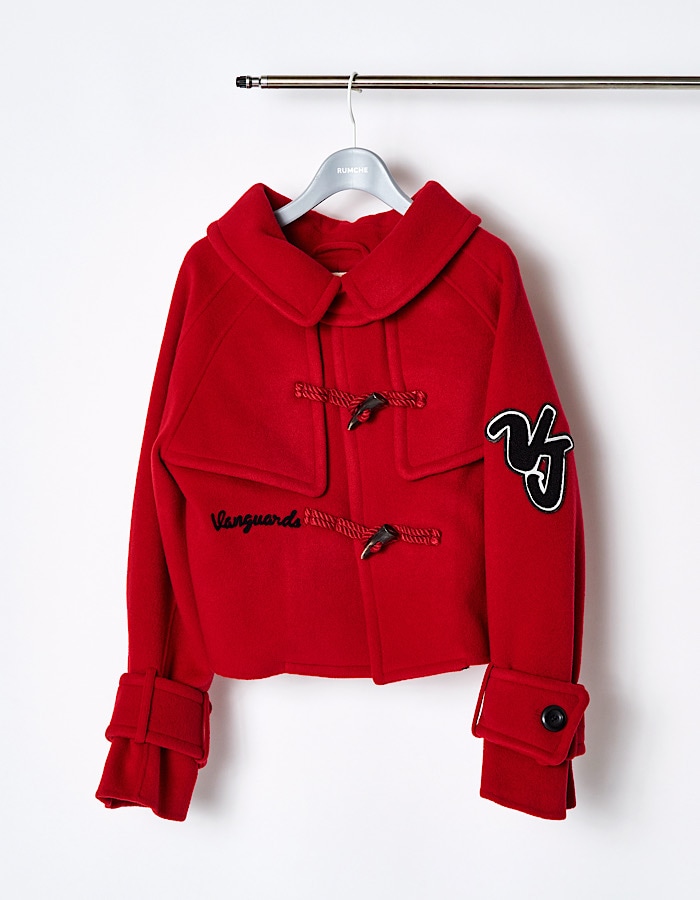 RUMCHE×VAN River Short Duffel Coat / red | OUTERS,COAT | RUMCHE