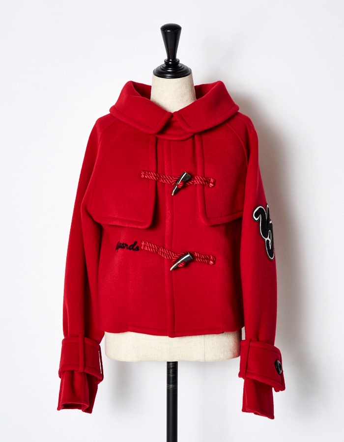 RUMCHE×VAN River Short Duffel Coat / red | OUTERS,COAT | RUMCHE