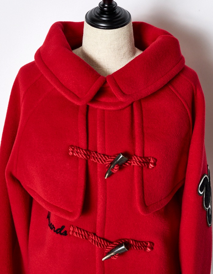 RUMCHE×VAN River Short Duffel Coat / red | OUTERS,COAT | RUMCHE