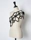 Snowflake Bond Yarn Belt / black