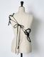 Snowflake Bond Yarn Belt / black