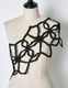 Snowflake Bond Yarn Belt / black