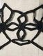 Snowflake Bond Yarn Belt / black