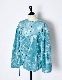 Tree Shade Velor Blouse / sax blue