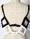 Diamond Bond Yarn Bustier / white