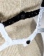 Diamond Bond Yarn Bustier / white