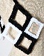 Diamond Bond Yarn Bustier / white