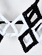 Diamond Bond Yarn Bustier / white
