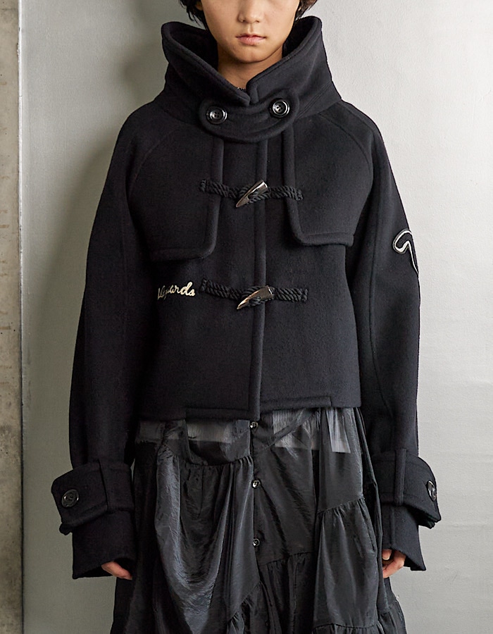 RUMCHE×VAN River Short Duffel Coat / black | OUTERS,COAT | RUMCHE