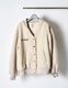 RUMCHE��VAN Wool Mohair Stadium Jumper / ivory